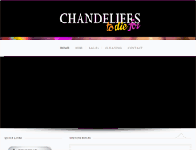 Tablet Screenshot of chandeliers.net.au